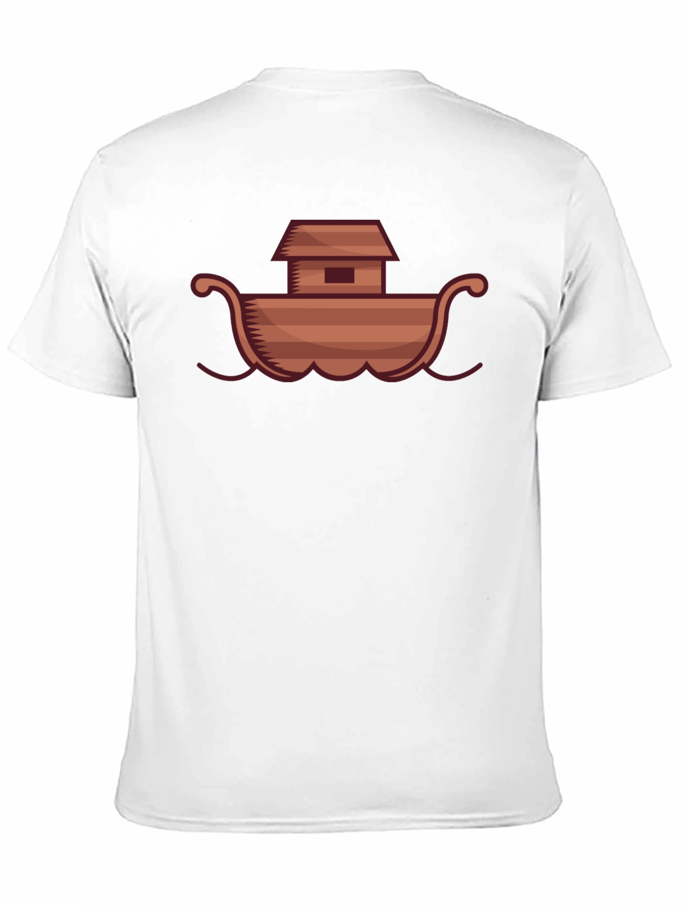 Noahs Ark Graphic Tee - Black Cotton T-Shirt