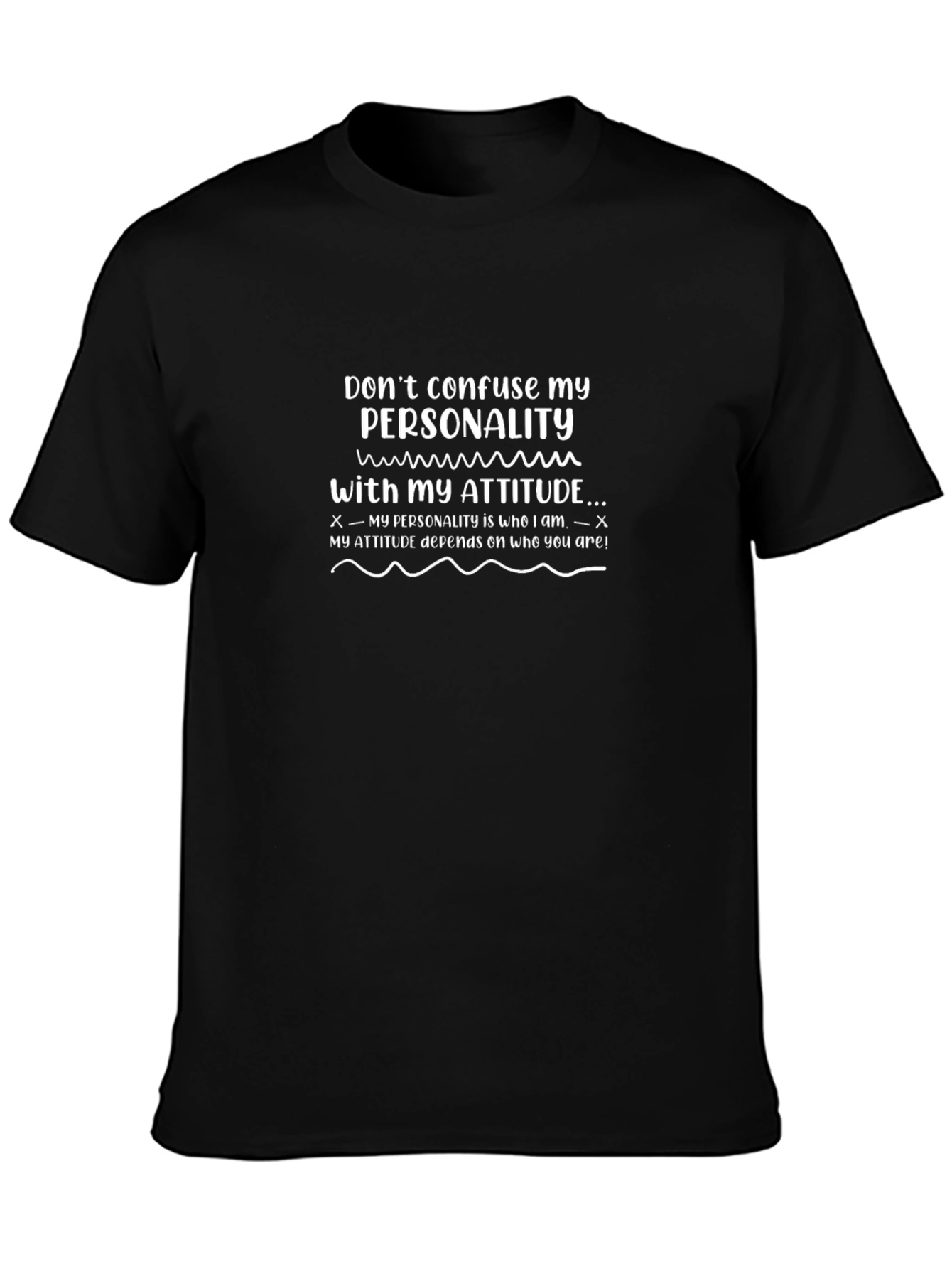 Personality vs Attitude Graphic Tee