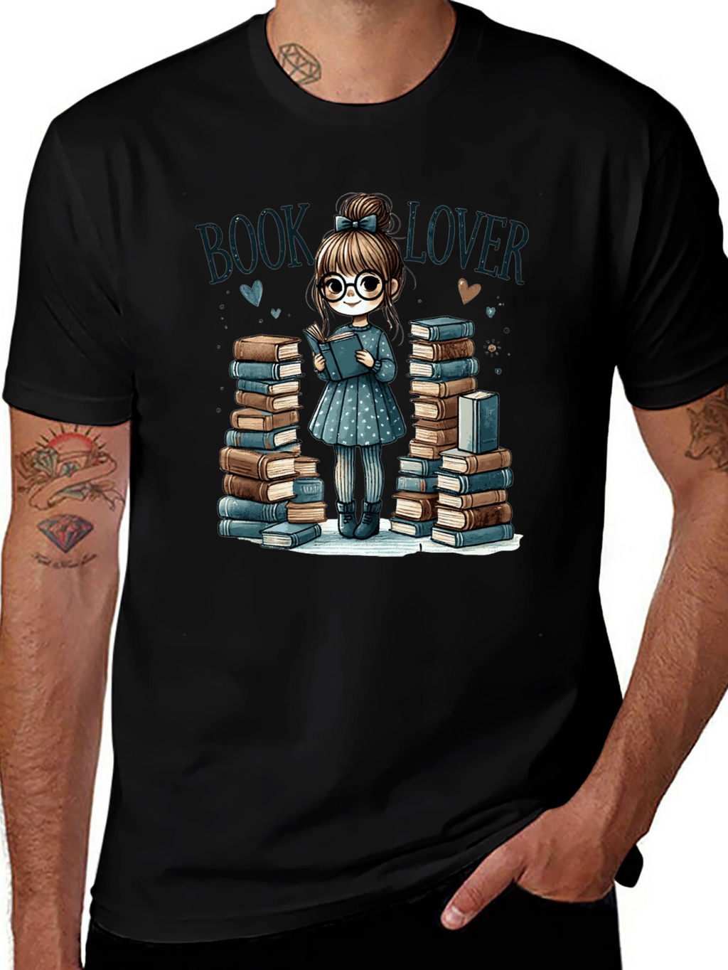 Book Lover T-Shirt: Adorable Reader Design
