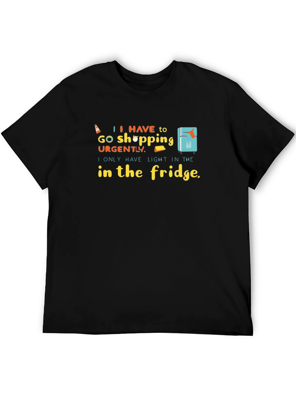 Funny Light in the Fridge Graphic T-Shirt
