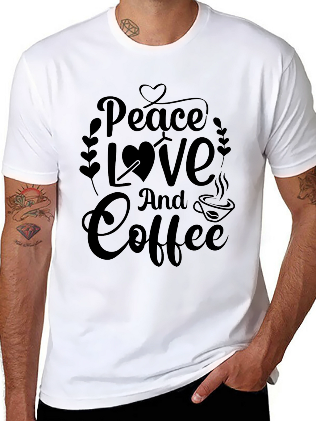 Peace Love and Coffee T-Shirt