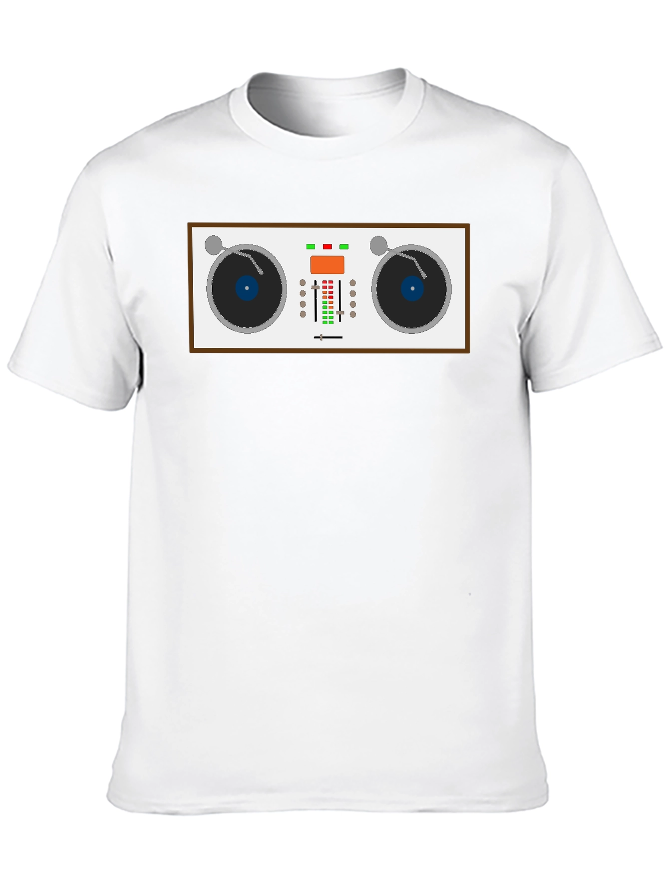 DJ Turntable Graphic T-Shirt - Music Lover Tee