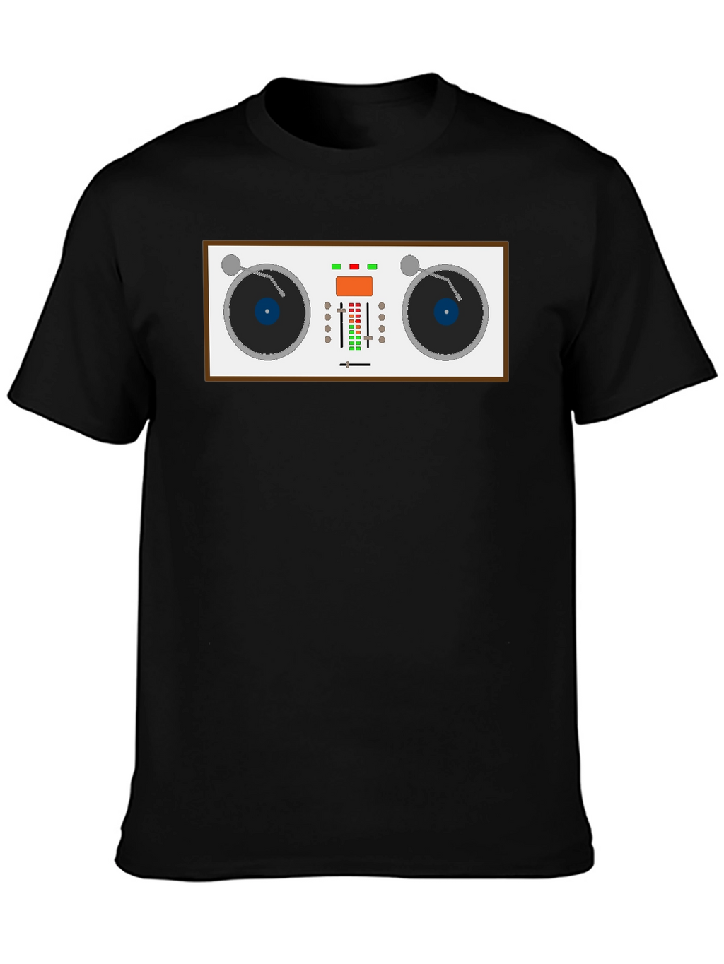 DJ Turntable Graphic T-Shirt - Music Lover Tee