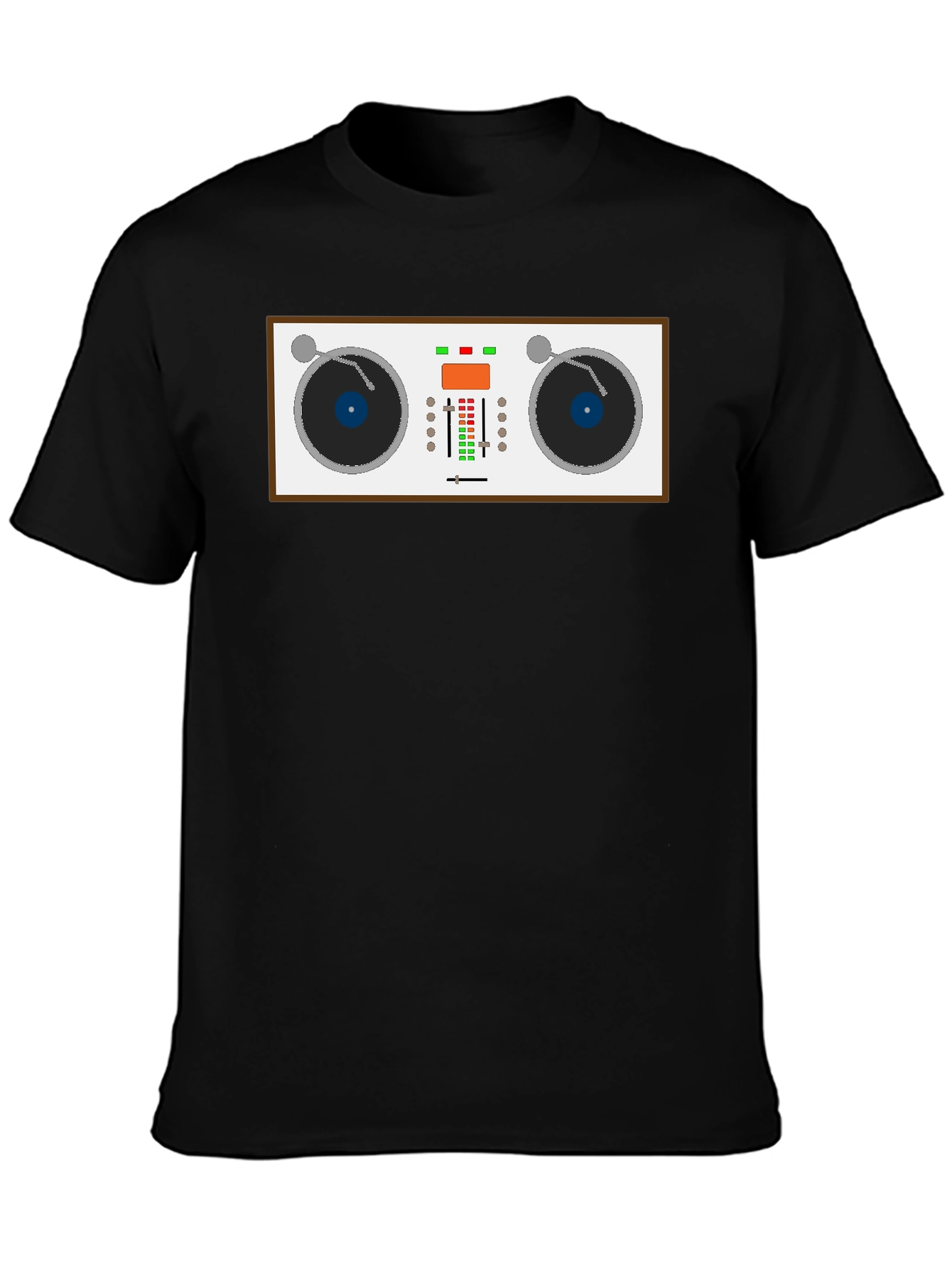 DJ Turntable Graphic T-Shirt - Music Lover Tee