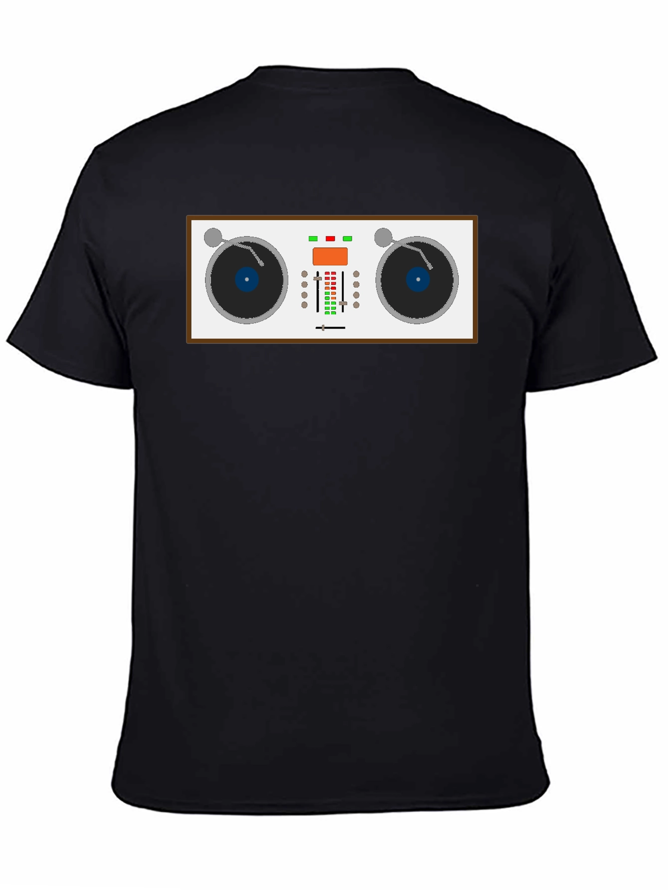 DJ Turntable Graphic T-Shirt - Music Lover Tee