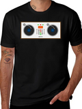 DJ Turntable Graphic T-Shirt - Music Lover Tee