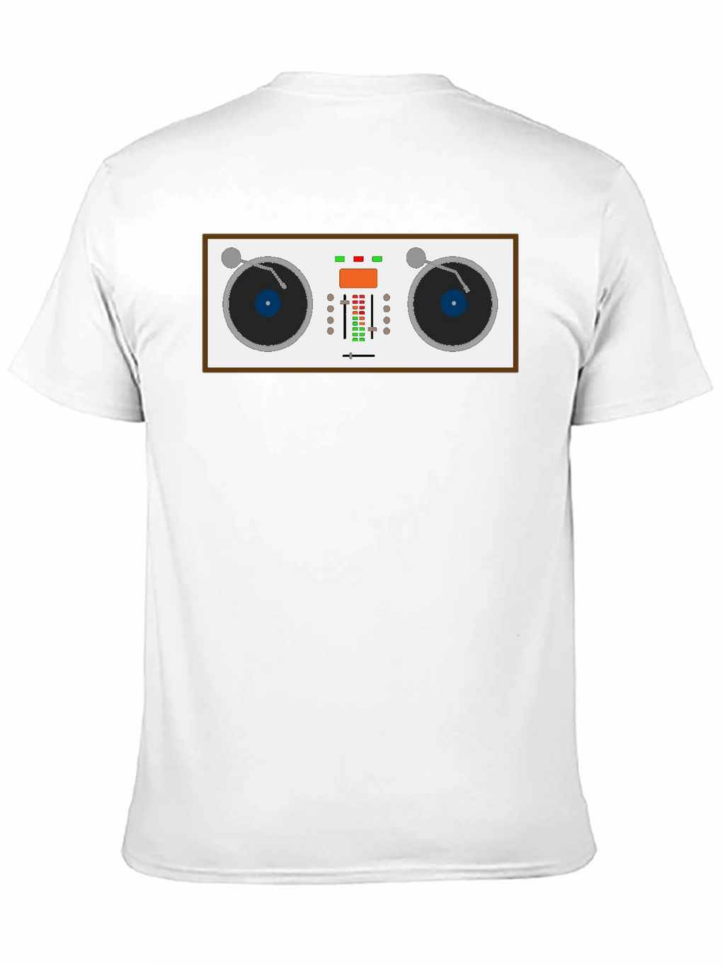DJ Turntable Graphic T-Shirt - Music Lover Tee