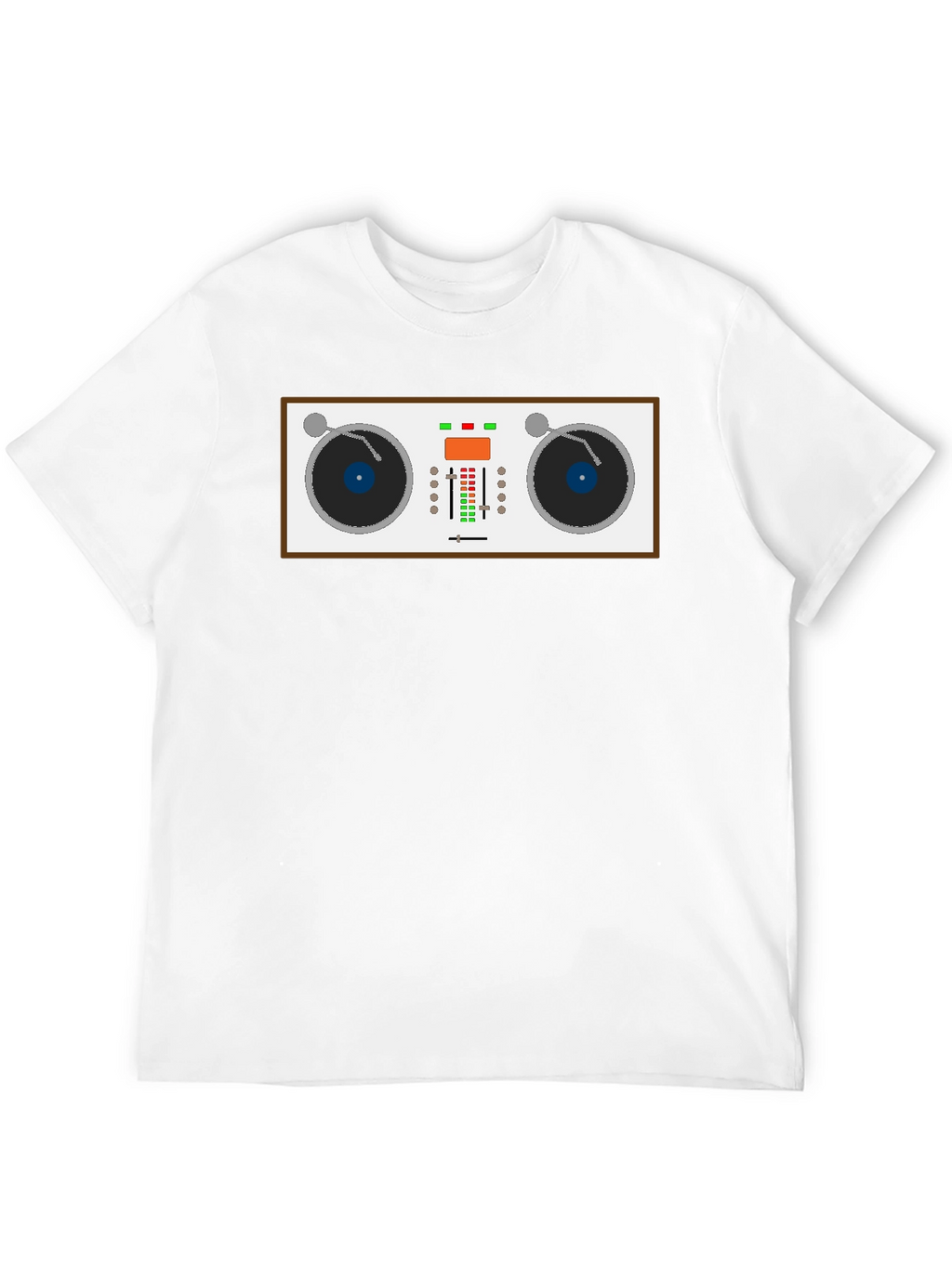 DJ Turntable Graphic T-Shirt - Music Lover Tee