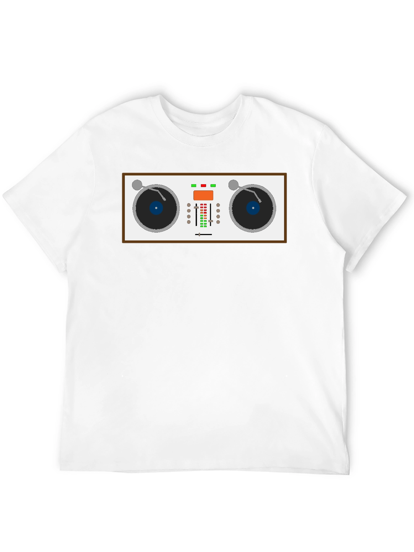 DJ Turntable Graphic T-Shirt - Music Lover Tee