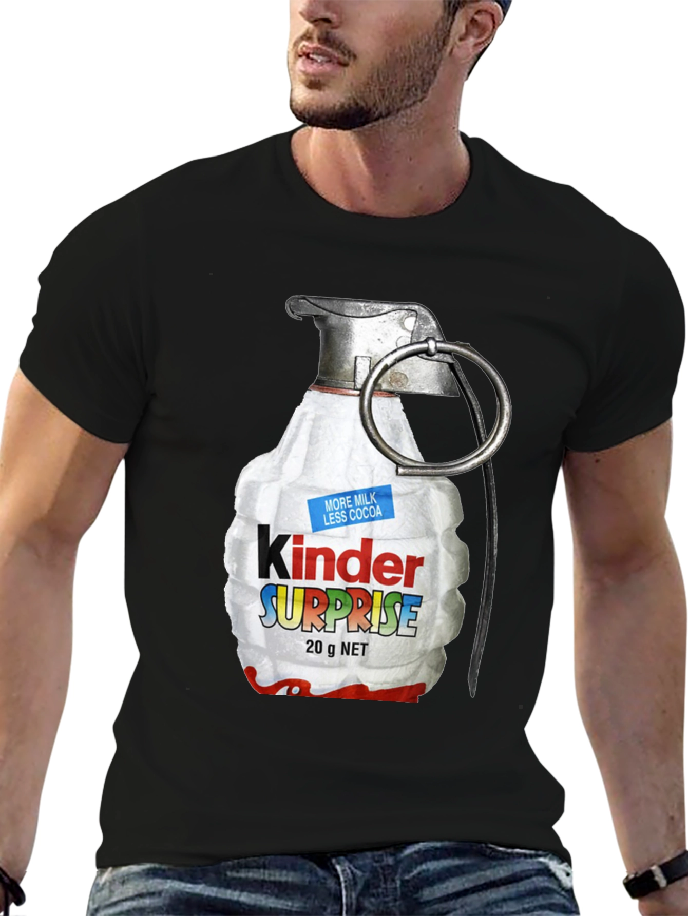 Kinder Surprise Grenade T-Shirt - Funny Novelty Tee