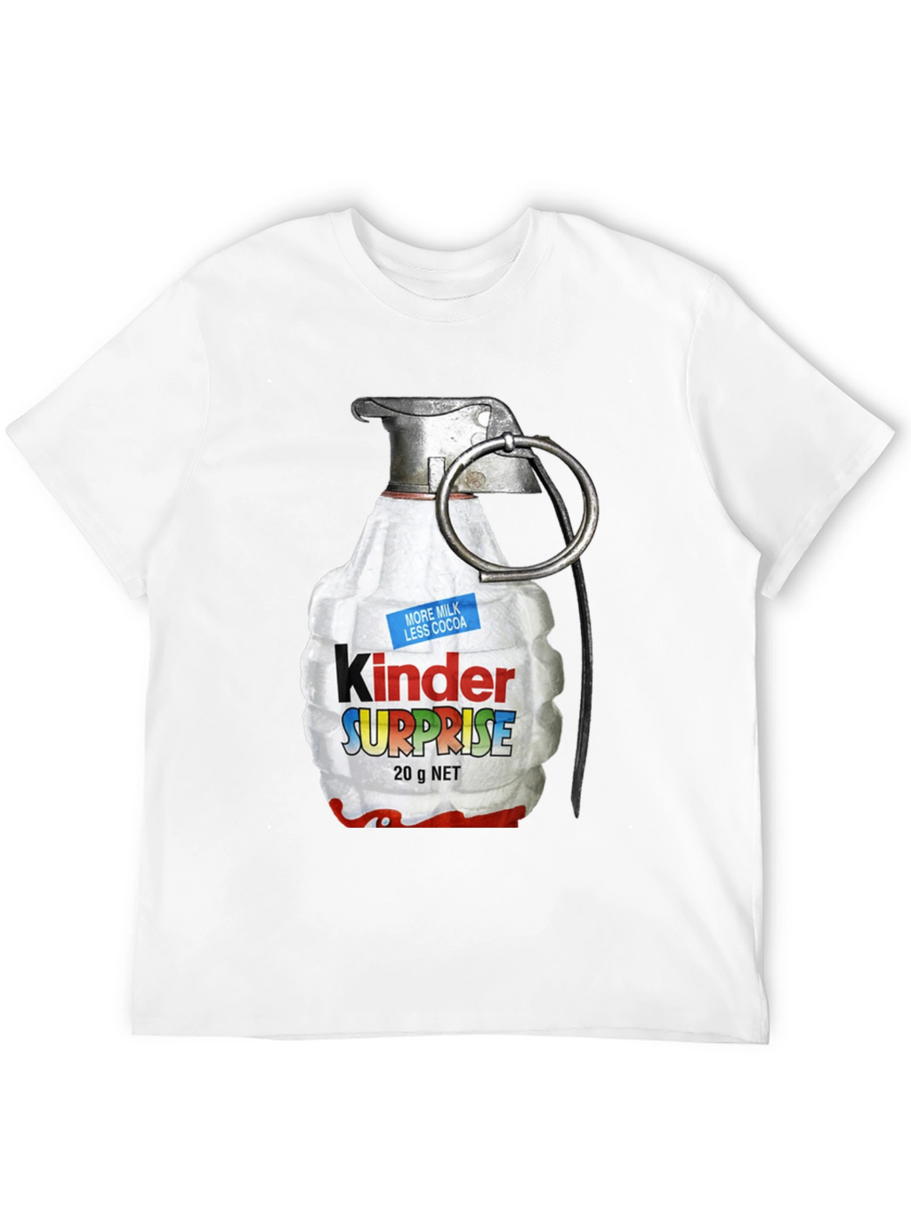 Kinder Surprise Grenade T-Shirt - Funny Novelty Tee