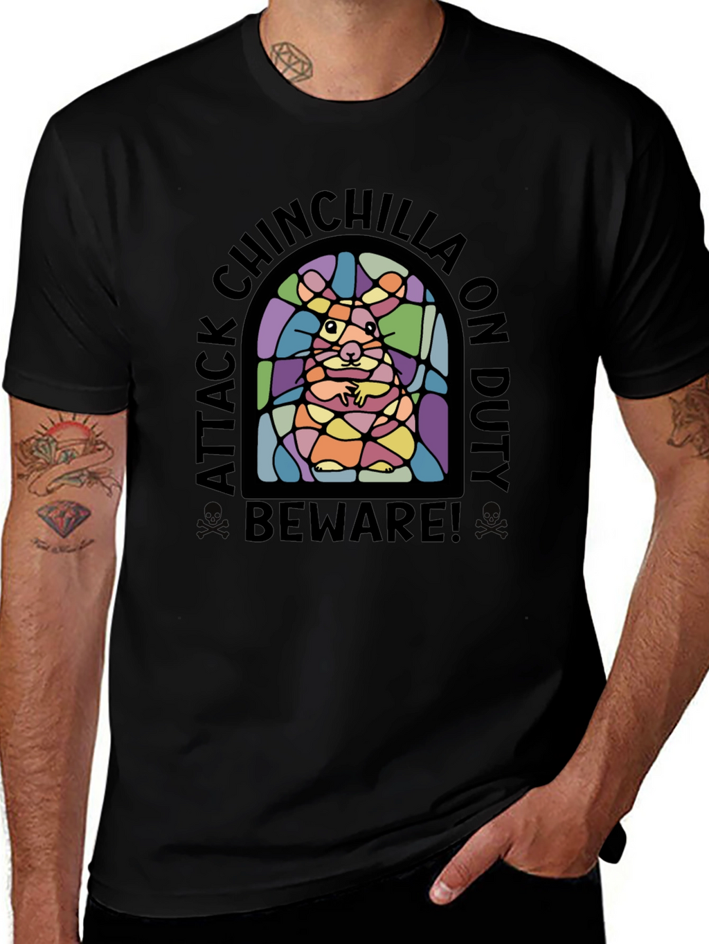 Attack Chinchilla On Duty T-Shirt