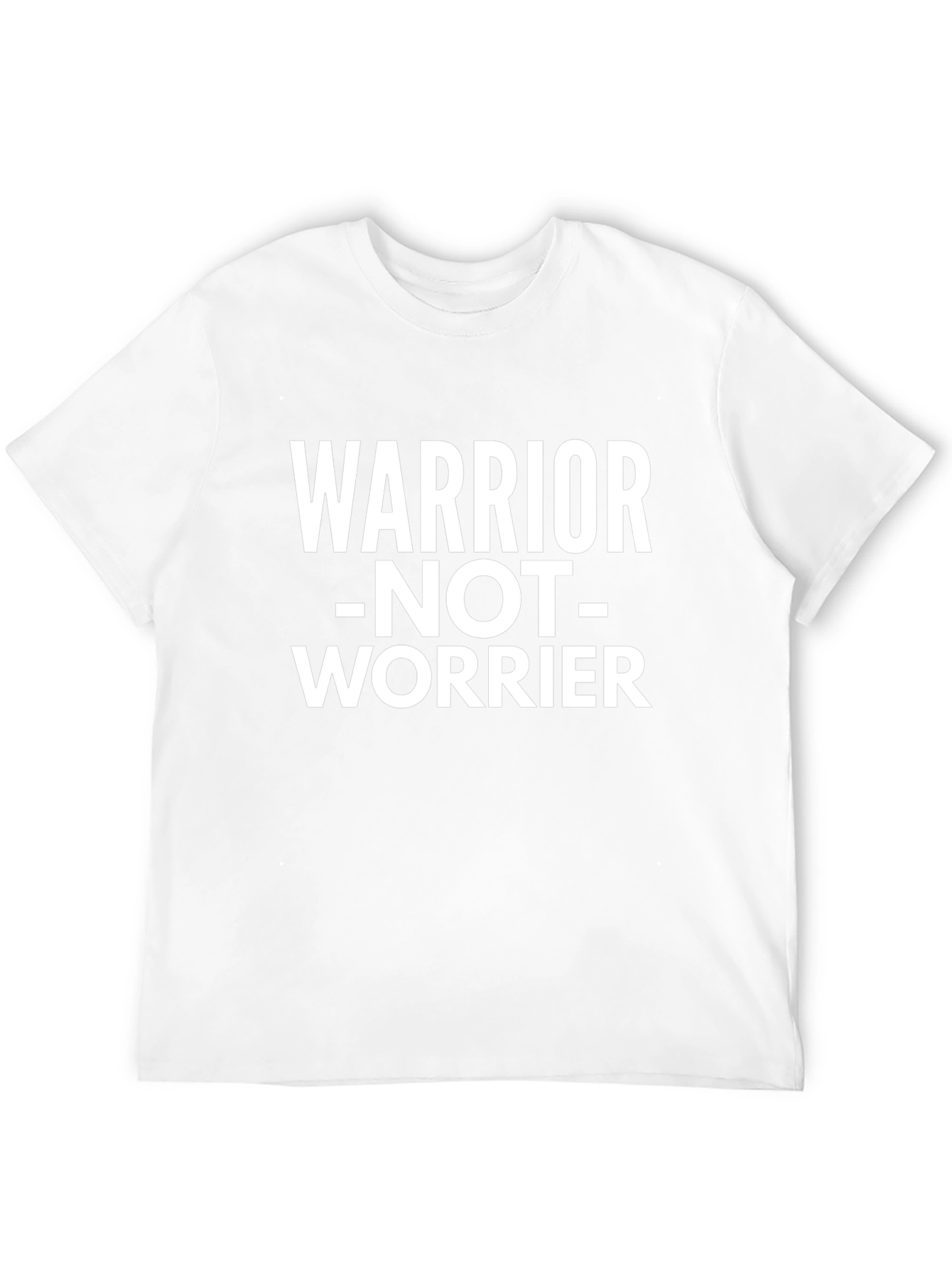 Warrior Not Worrier Graphic T-Shirt