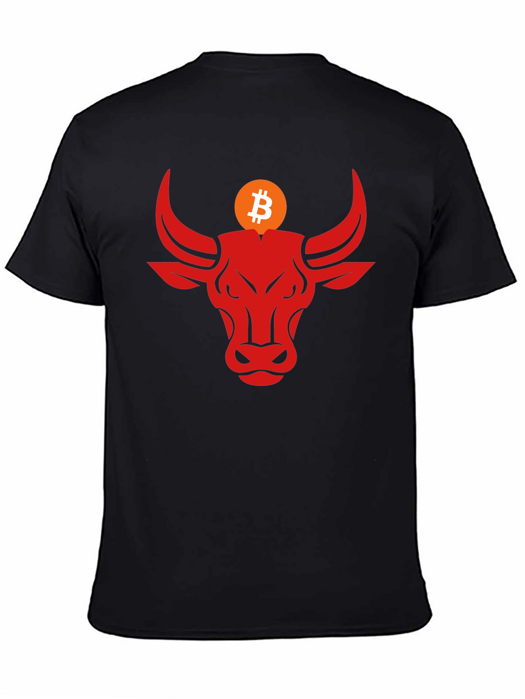 Bitcoin Bull Black T-Shirt - Crypto Trader Apparel