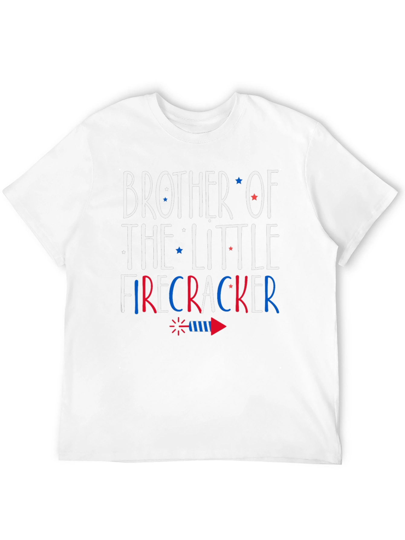 Brother of the Little Firecracker T-Shirt 4th of July