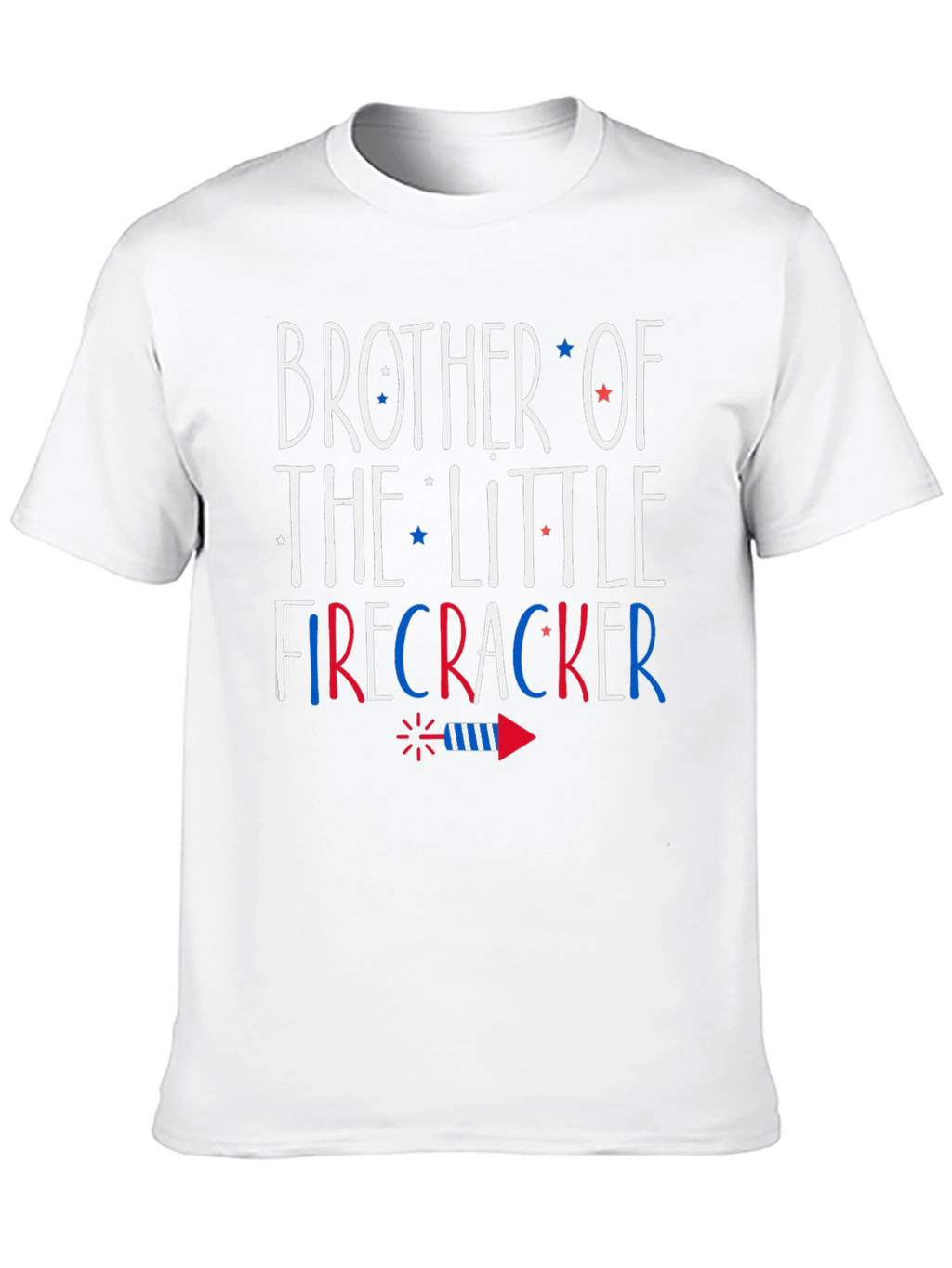 Brother of the Little Firecracker T-Shirt 4th of July