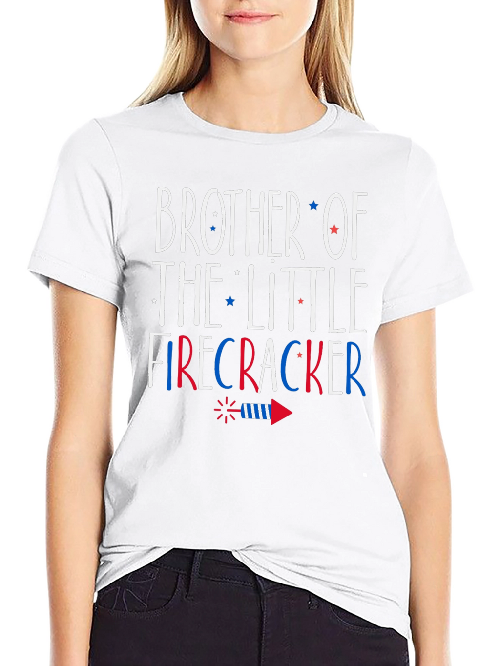 Brother of the Little Firecracker T-Shirt 4th of July