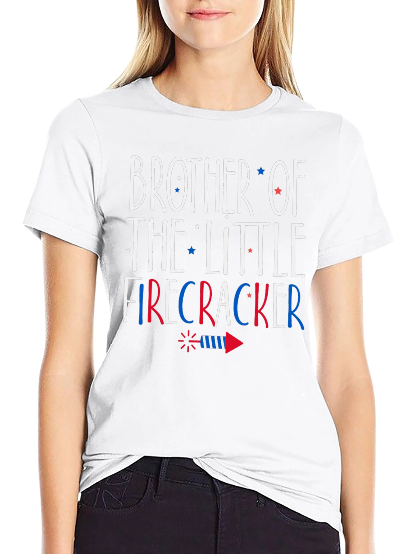 Brother of the Little Firecracker T-Shirt 4th of July