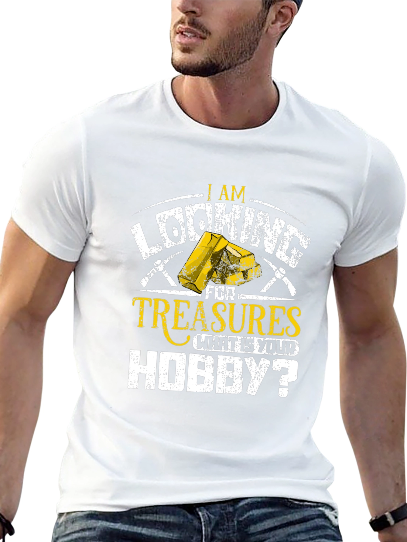 Treasure Hunting Hobbyist T-Shirt - Black