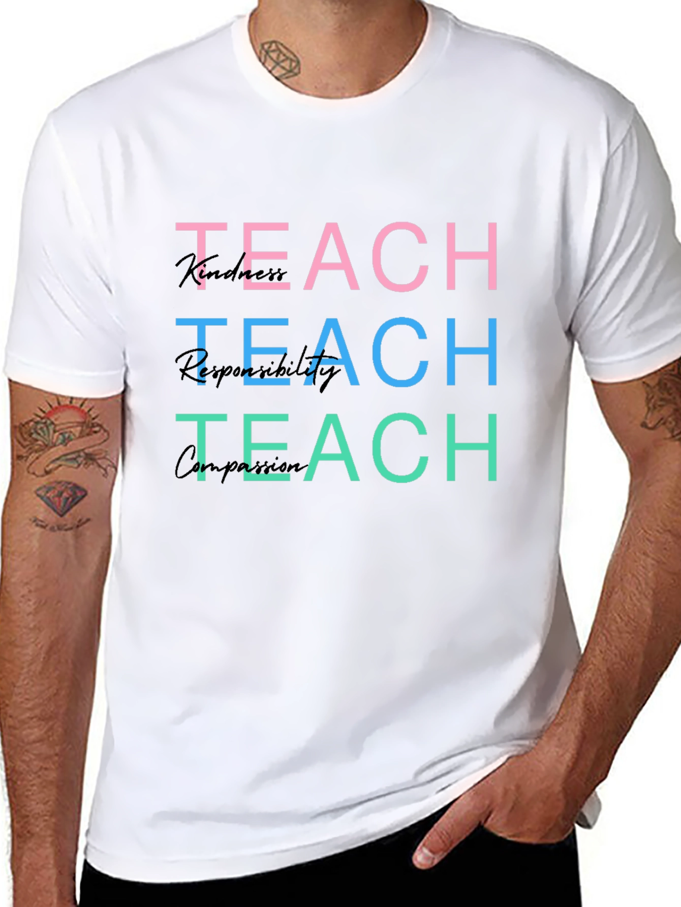 Teach Kindness Responsibility Compassion T-Shirt