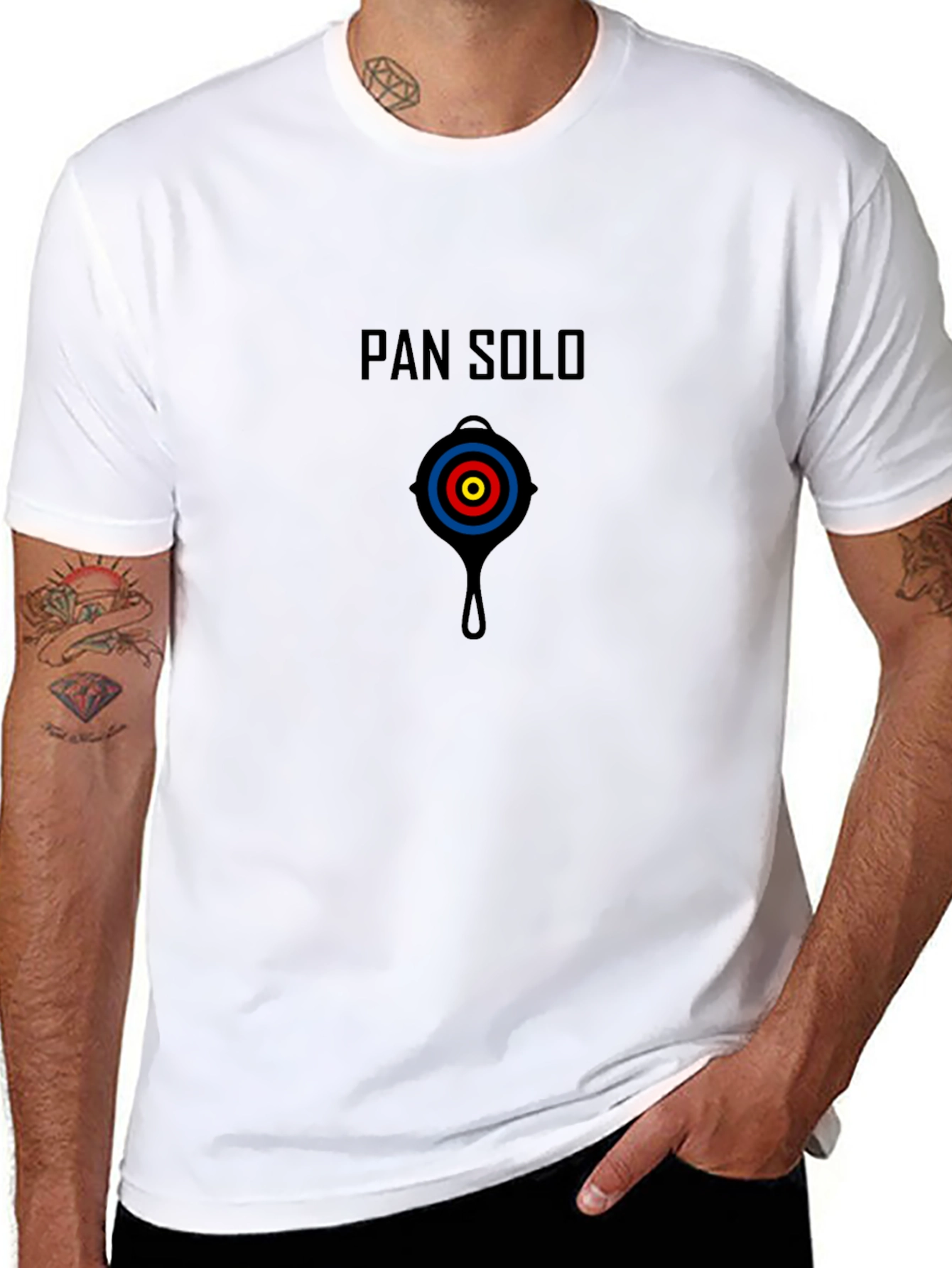 Pan Solo T-Shirt - Black Graphic Tee