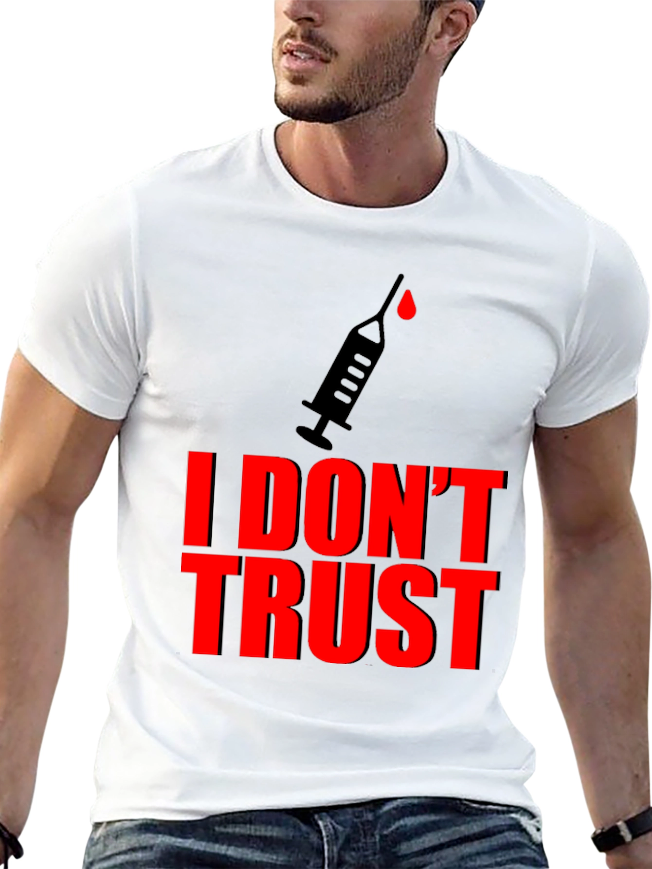 I Dont Trust Graphic Tee - Conspiracy Statement T-Shirt