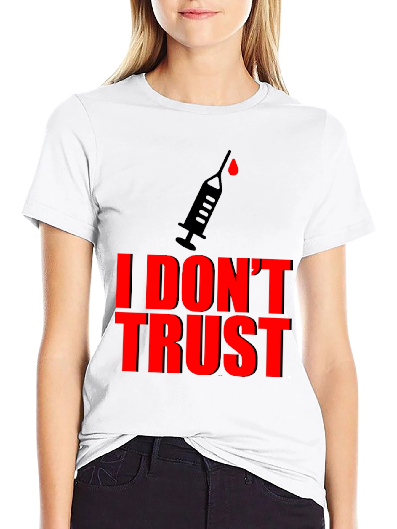 I Dont Trust Graphic Tee - Conspiracy Statement T-Shirt