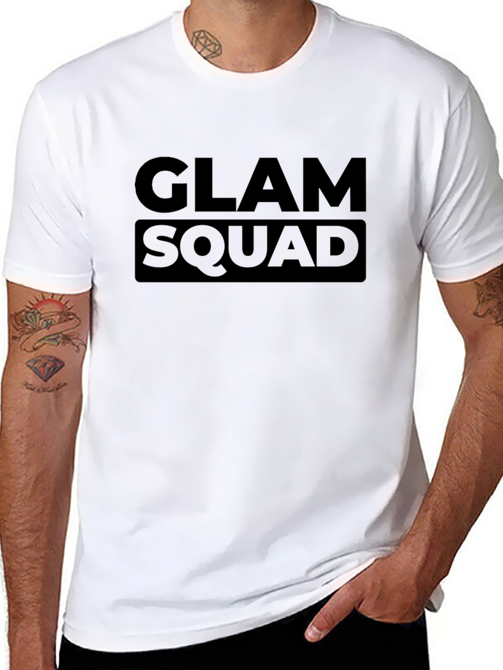 Glam Squad Black Tee