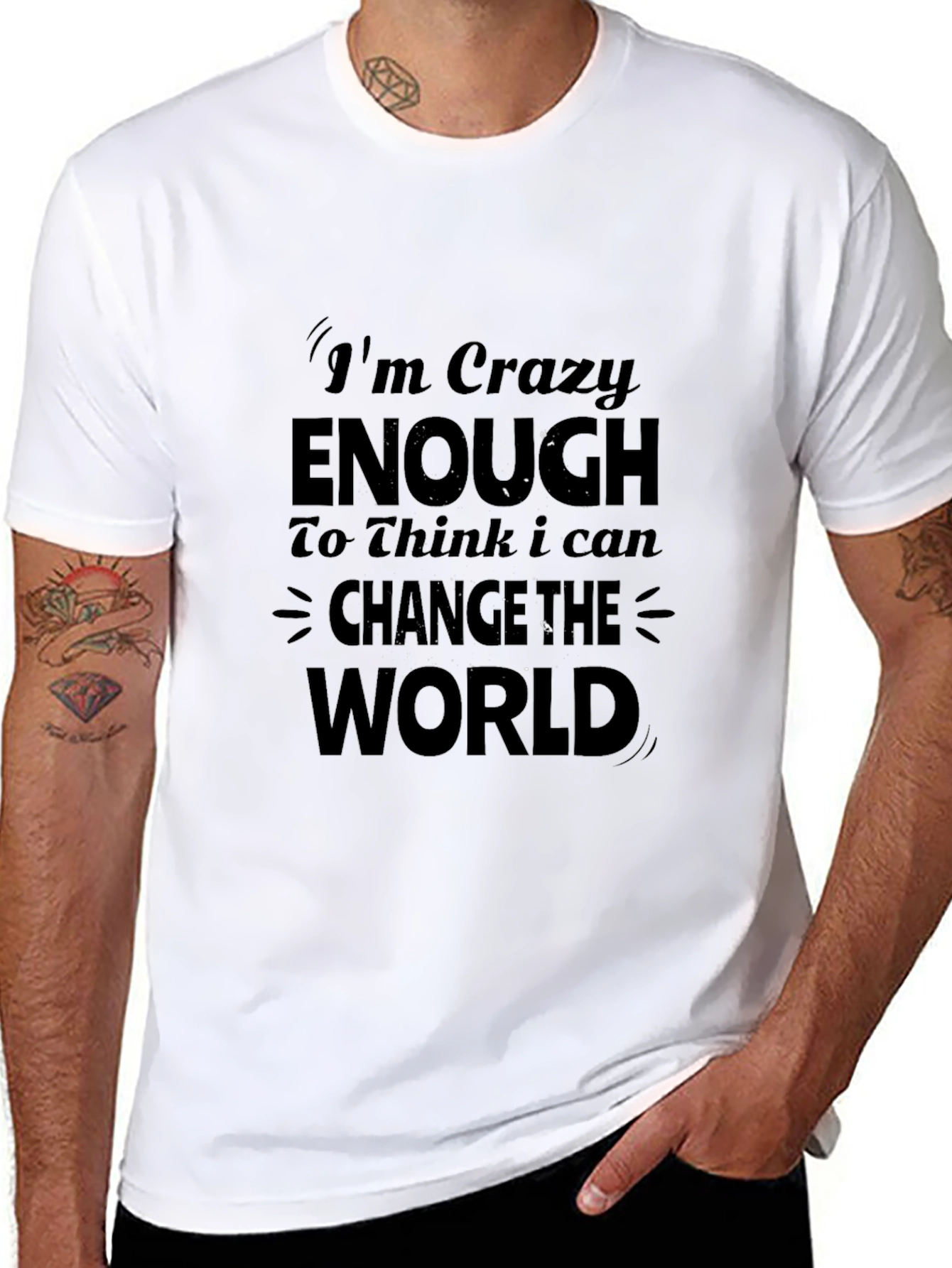 Im Crazy Enough Graphic T-Shirt
