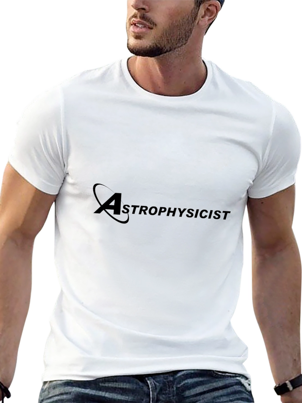 Astrophysicist Black Graphic T-Shirt - Science Apparel