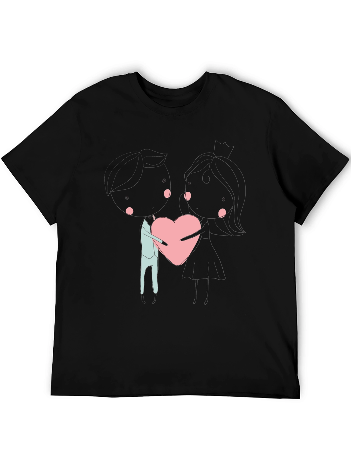 Heart Hug T-Shirt - Trendy Graphic Tee