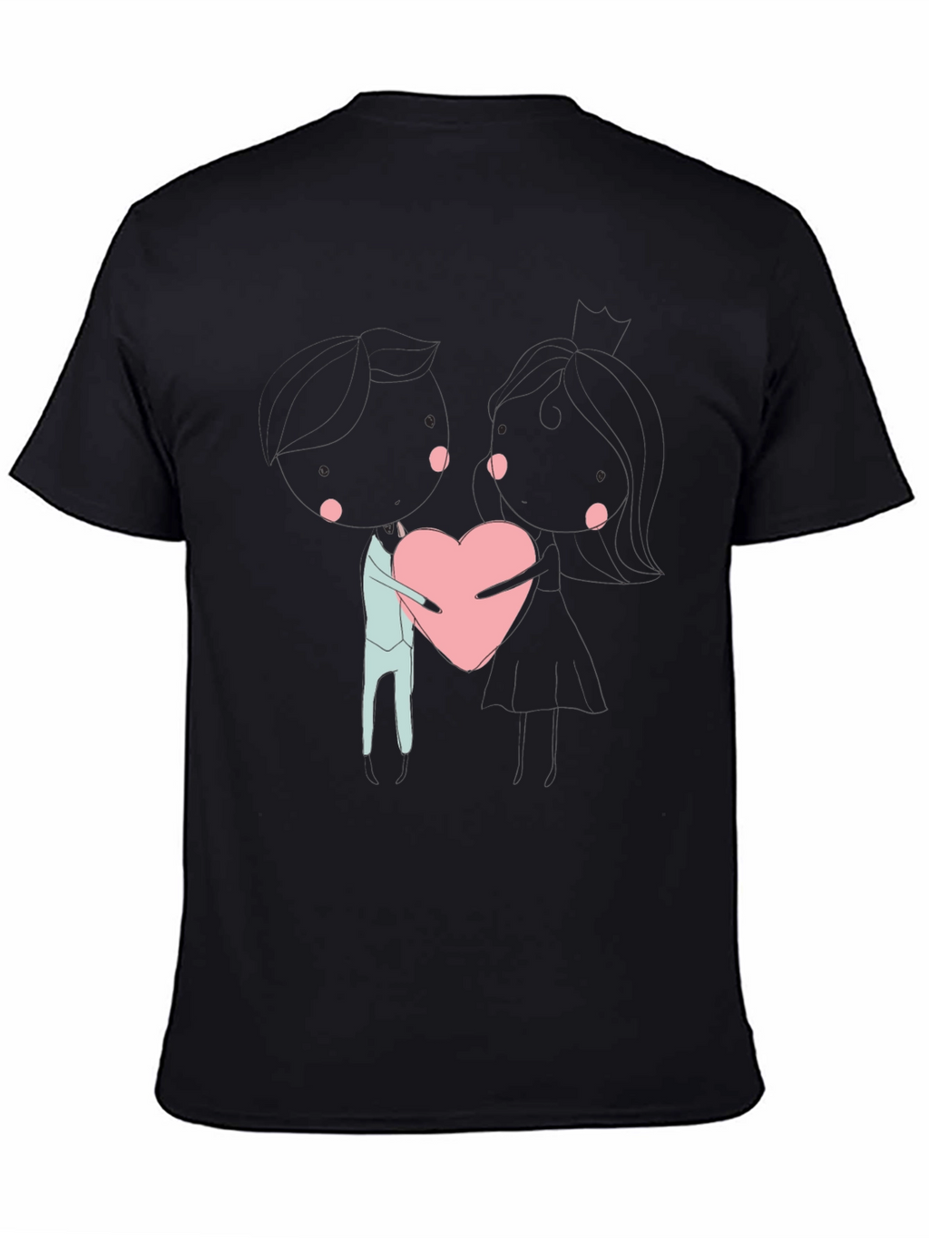 Heart Hug T-Shirt - Trendy Graphic Tee