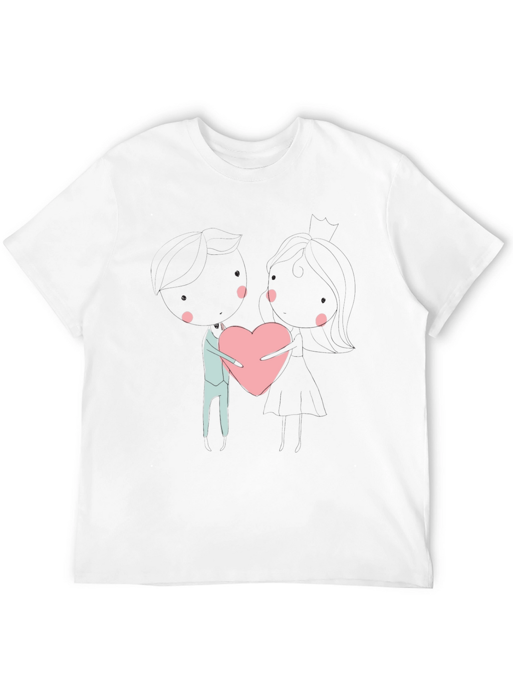 Heart Hug T-Shirt - Trendy Graphic Tee