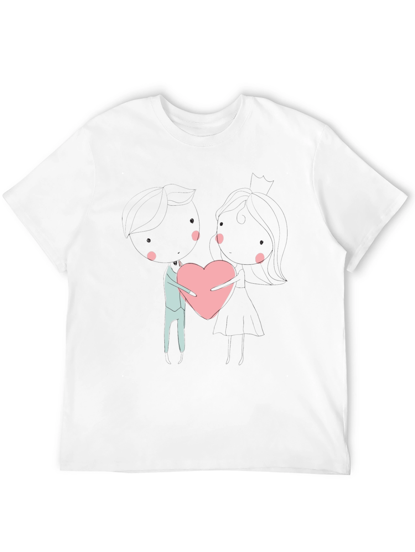 Heart Hug T-Shirt - Trendy Graphic Tee