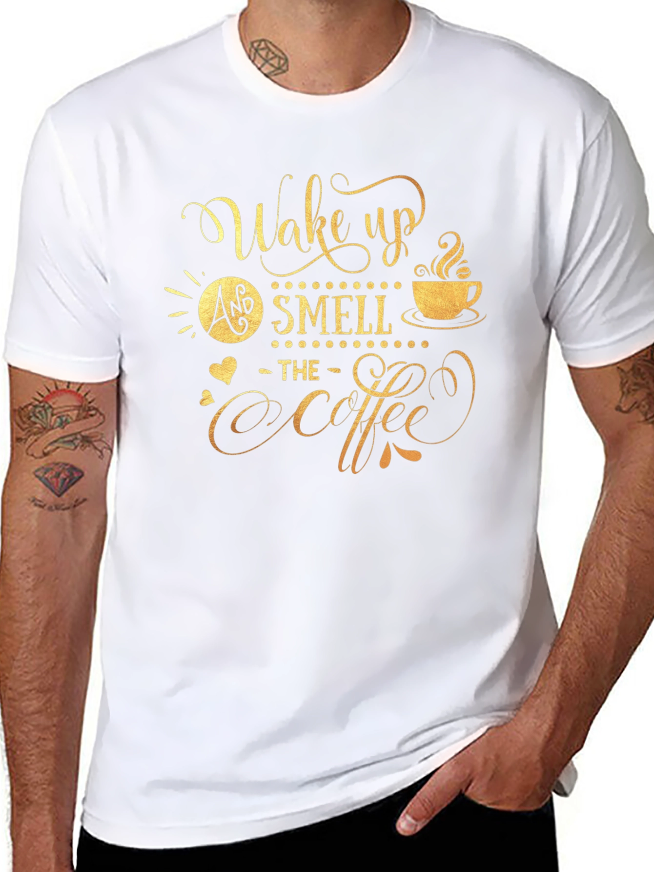 Wake Up and Smell the Coffee Graphic Tee