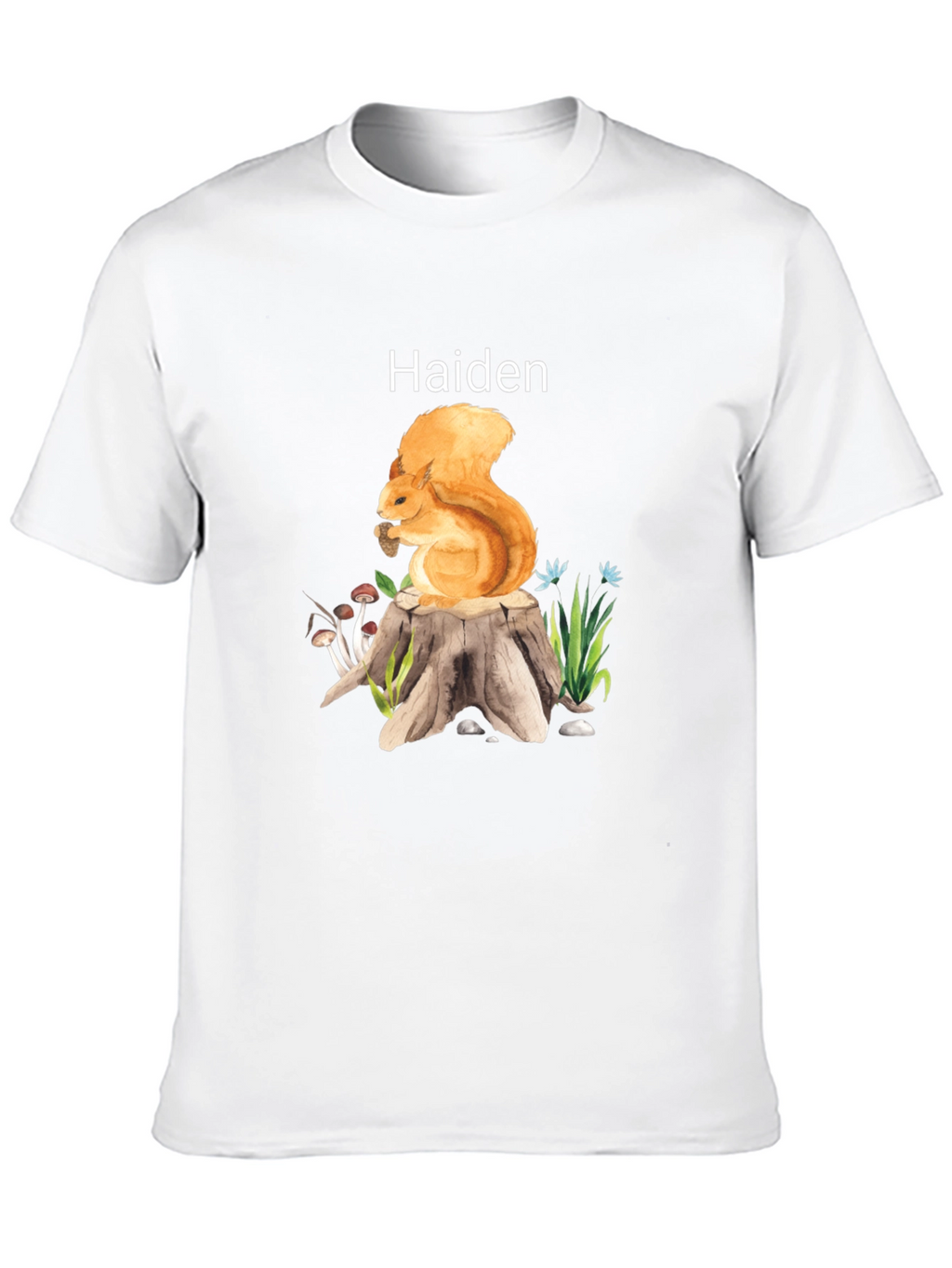 Squirrel T-Shirt - Personalized Name Tee