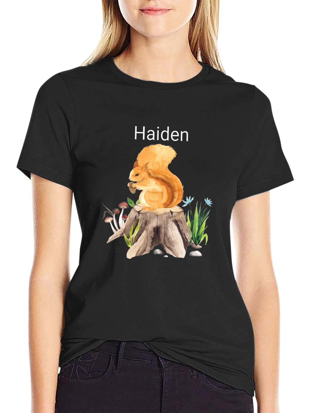 Squirrel T-Shirt - Personalized Name Tee