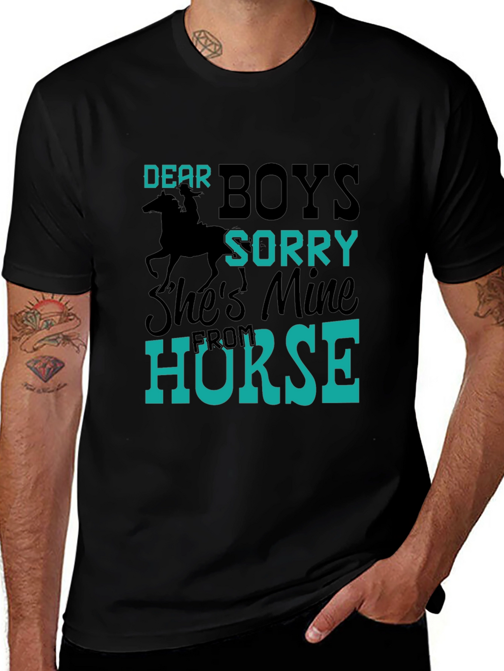 Funny Dear Boys Horse Lover T-Shirt