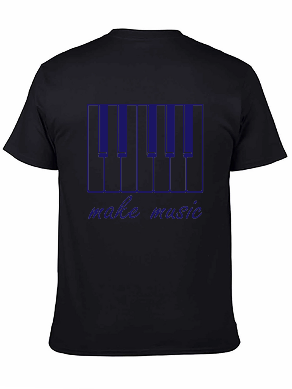 Make Music Piano Keys Graphic T-Shirt