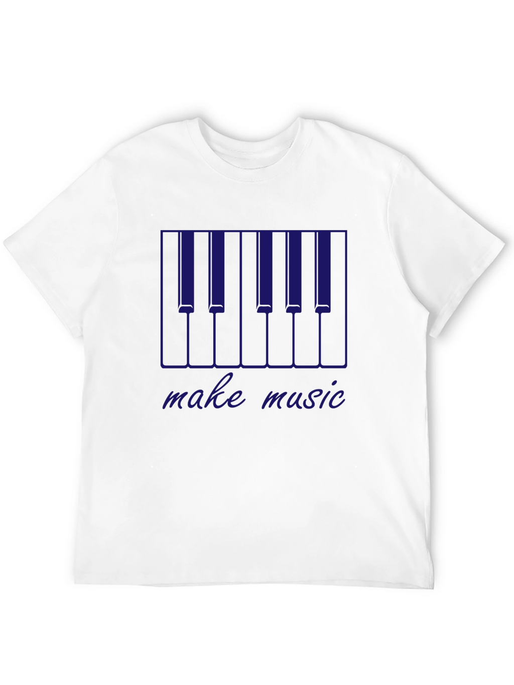 Make Music Piano Keys Graphic T-Shirt