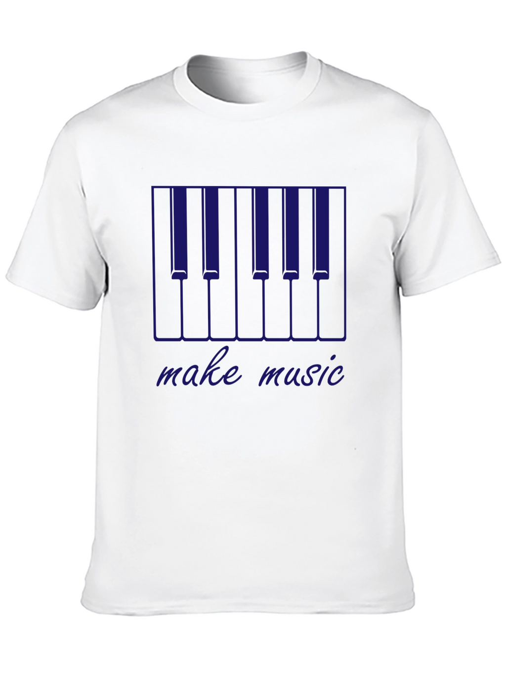 Make Music Piano Keys Graphic T-Shirt