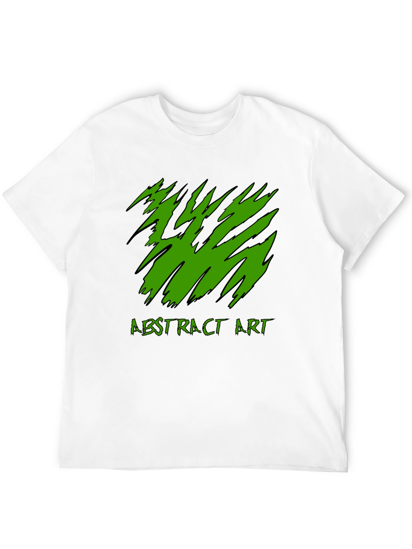 Abstract Art Tee - Black Graphic T-Shirt