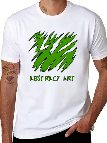 Abstract Art Tee - Black Graphic T-Shirt