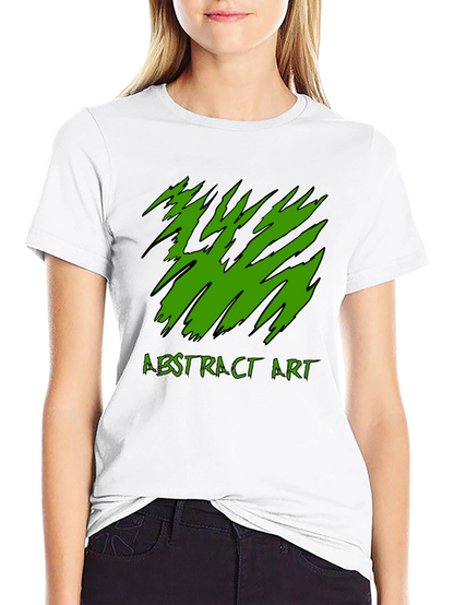 Abstract Art Tee - Black Graphic T-Shirt