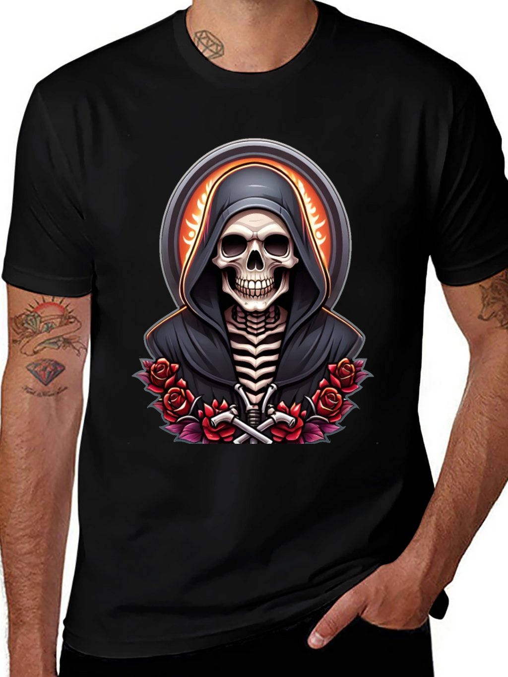 Grim Reaper Rose T-Shirt