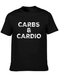 Carbs & Cardio Funny Workout T-Shirt