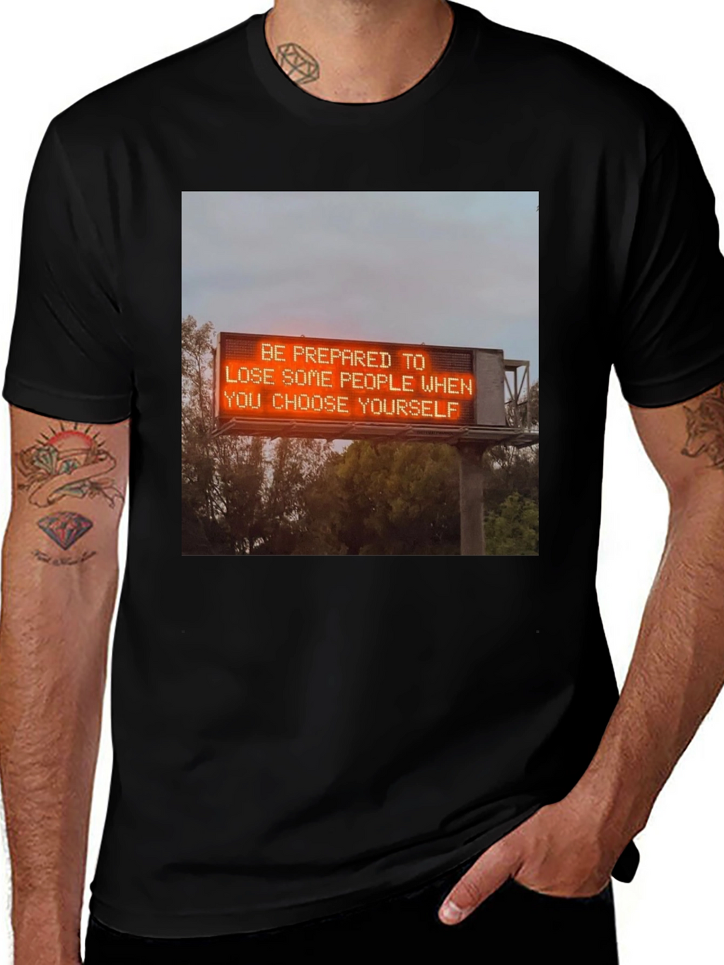 Choose Yourself Graphic Tee - Black
