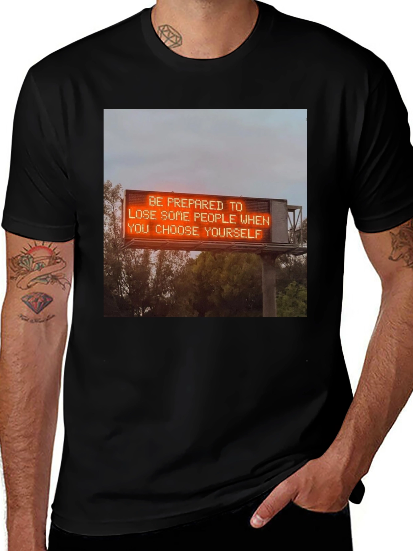 Choose Yourself Graphic Tee - Black