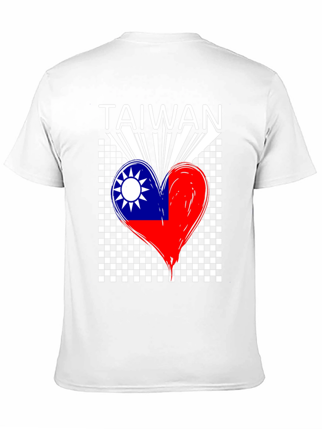 Taiwan Flag Heart T-Shirt - Love Taiwan Tee