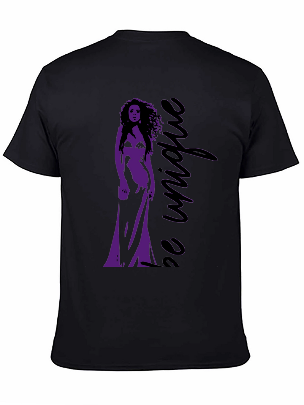 Be Unique Graphic Tee - Stylish Black T-Shirt